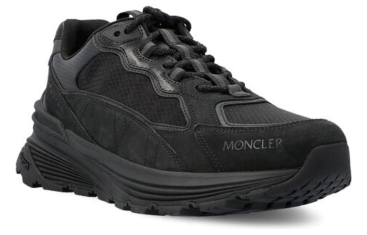 Moncler Lite 'Black Leather Low-Top' 圖 2
