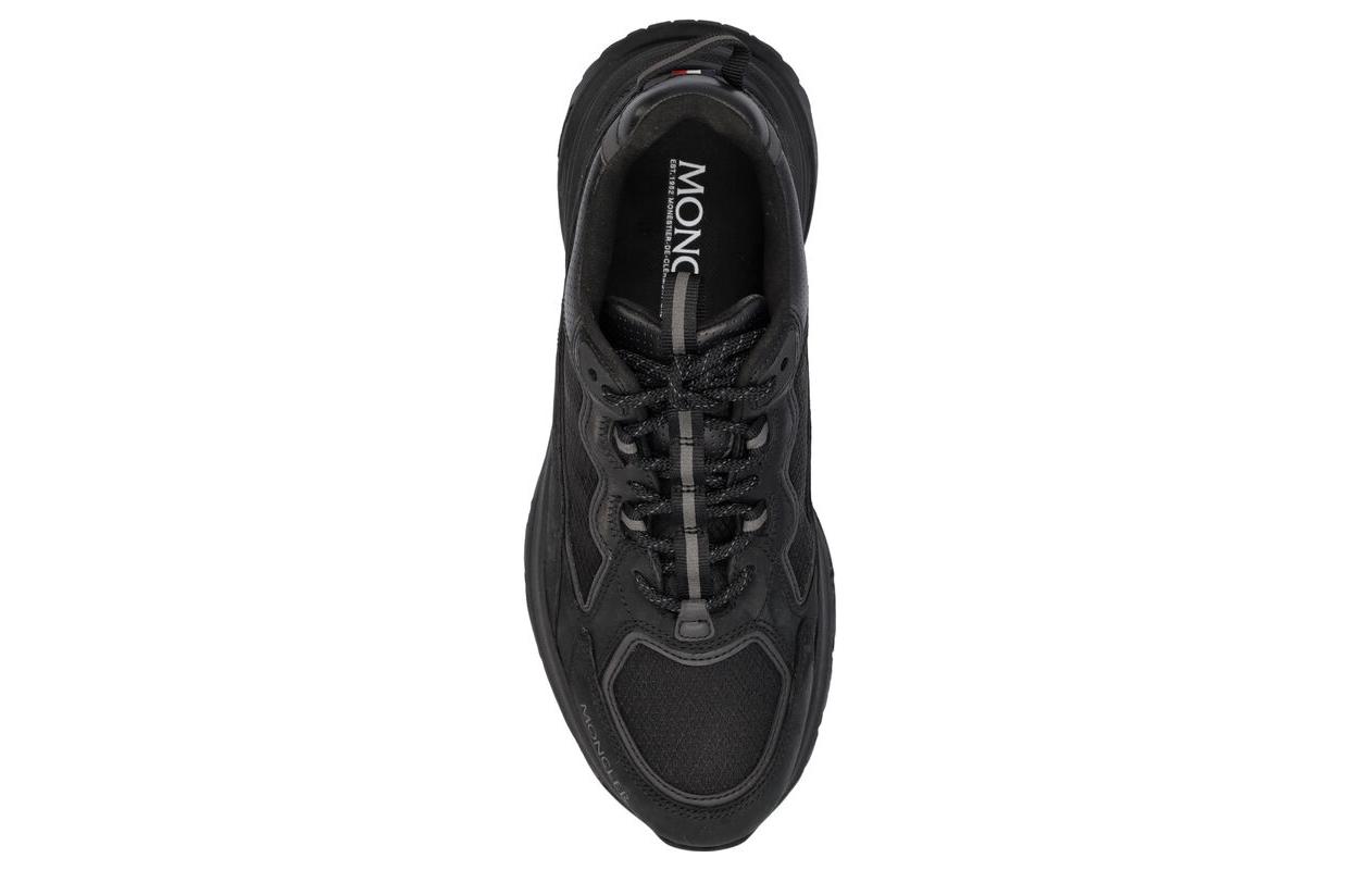 Moncler Lite 'Black Leather Low-Top' 圖 4