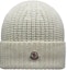 Order 蒙克莱白色羊毛针织帽-温暖时尚款式。 I20933B00048M1131030