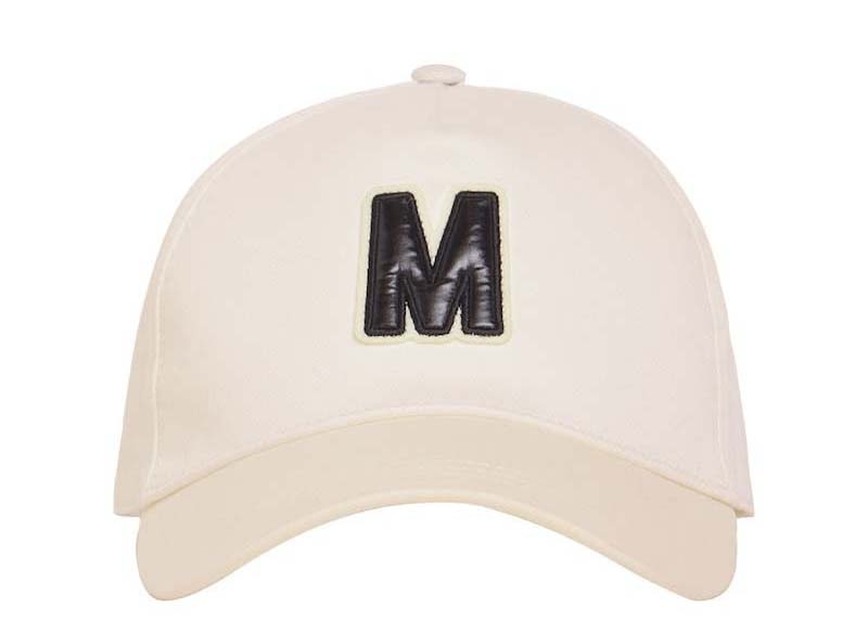 Moncler Logo Cap White