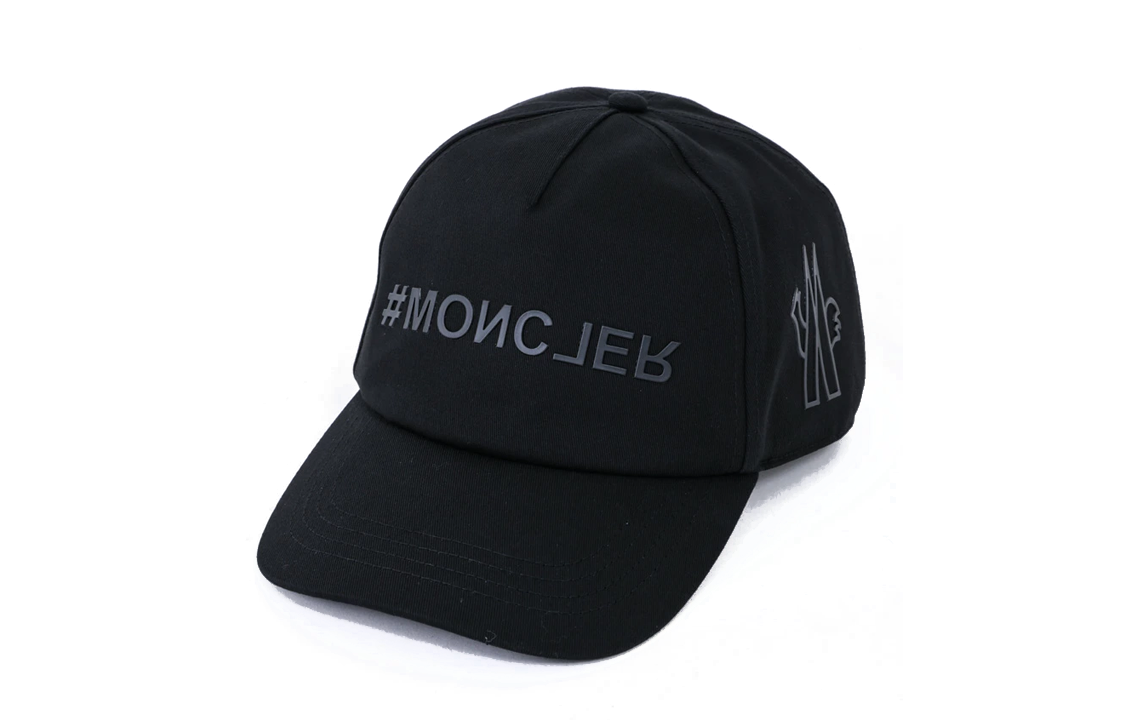 Order Moncler Logo Cotton Baseball Cap for Men in Black. I20973B0002104863999