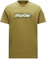 Moncler Logo Crewneck Short Sleeve T-Shirt Green . J10918C0005289AJS81O Moncler Logo Crewneck Short Sleeve T-Shirt Green . J10918C0005289AJS81O