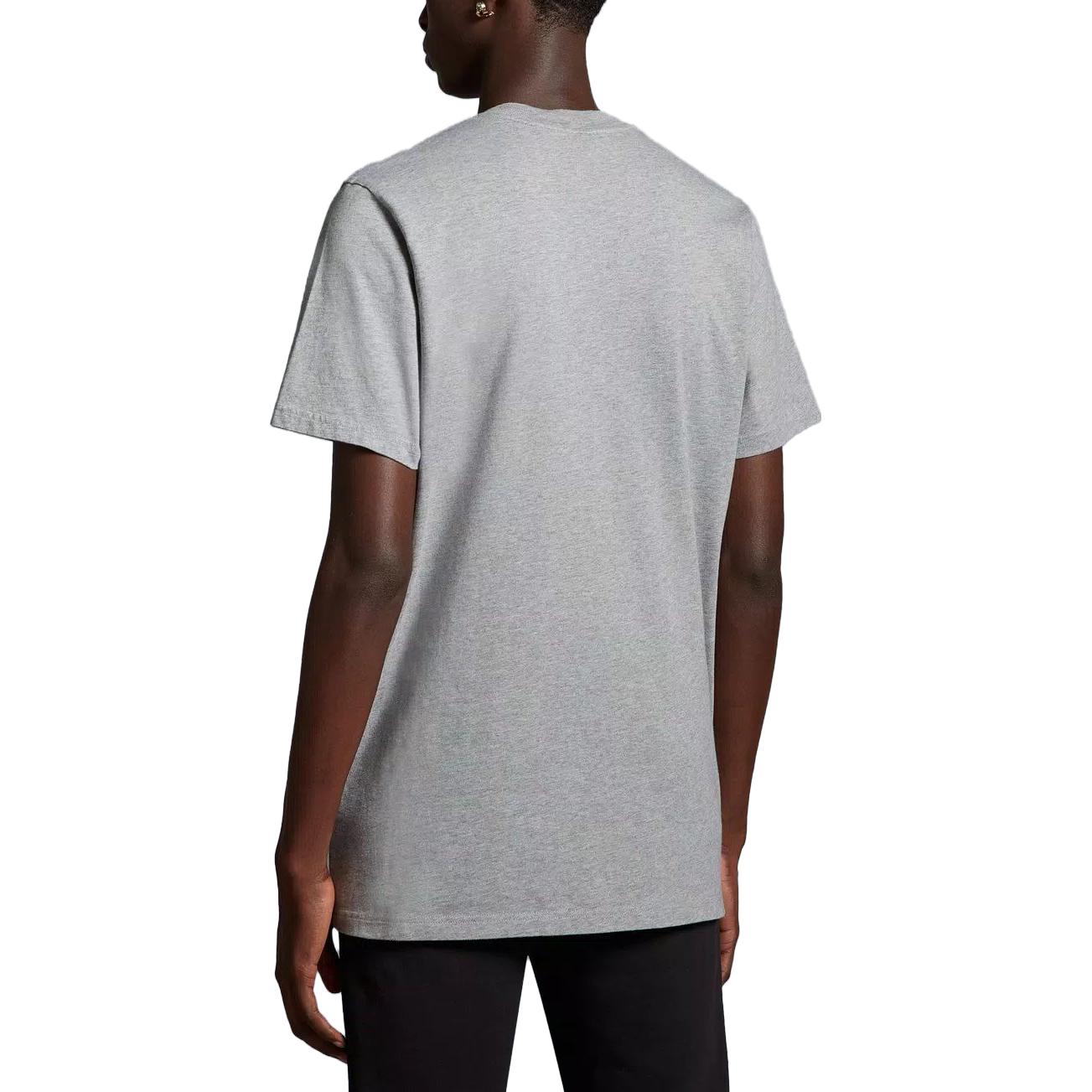 Moncler Logo Crewneck T-Shirt Grey  Short Sleeve Tee I20918C000418390T984 圖 4