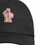Shop Moncler Logo Design Cotton Baseball Cap for Men in Black. J20973B0000304863999