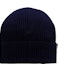 Lookbook Moncler Logo Design Navy Blue Cotton Beanie for Men. J10913B00024M1367779