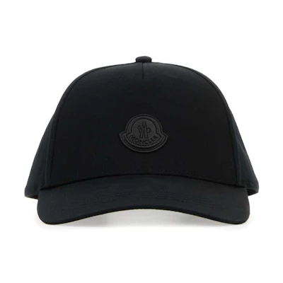Moncler Logo Embellished Cap - Black Baseball Cap 3B000450U082999