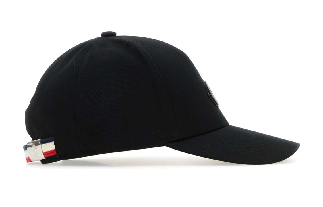 Lookbook Moncler Logo Embellished Cap -  Black Baseball Cap 3B000450U082999