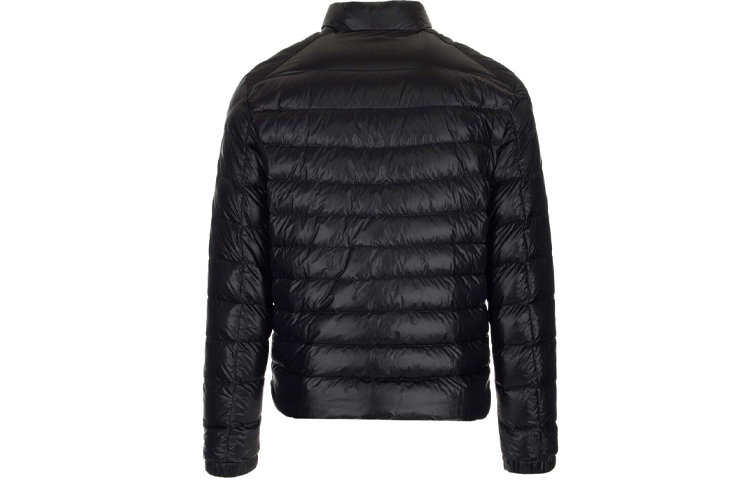 Moncler Logo Fitted Black Down Jacket 0911A1111053029999 圖 3