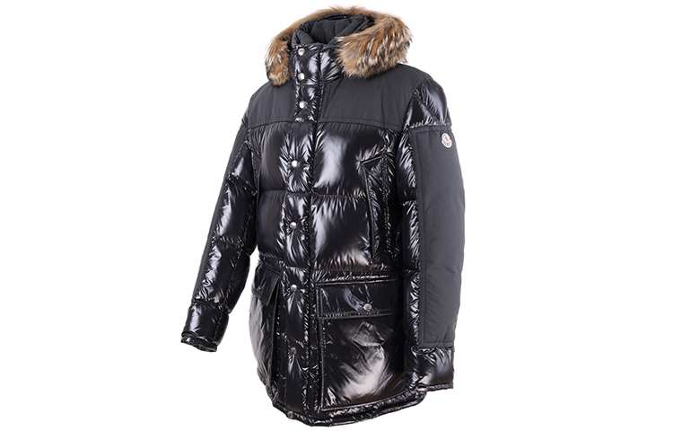 Moncler Logo Functional Down Jacket Black 418232568950999 圖 4