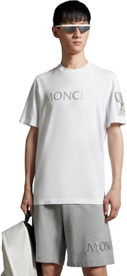 Moncler Logo Graphic Crewneck Short Sleeve T-Shirt for Men I20918C000088390T002 Lookbook Moncler Logo Graphic Crewneck Short Sleeve T-Shirt for Men I20918C000088390T002