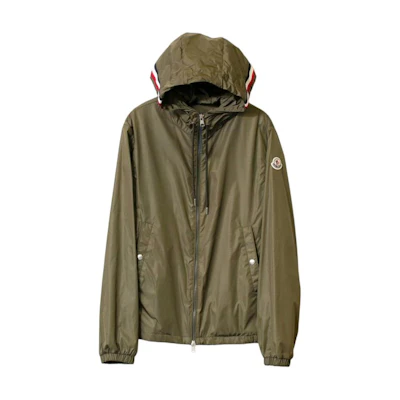 Moncler Logo Hooded Jacket Deep Green I10911A0009054155833