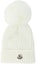 Buy Moncler Logo Insulated Knit Beanie White Kids' Edition. 3B0001804S01030