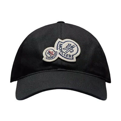 Moncler Logo Patch Cotton Baseball Cap - Versatile Style I10913B0005204863999