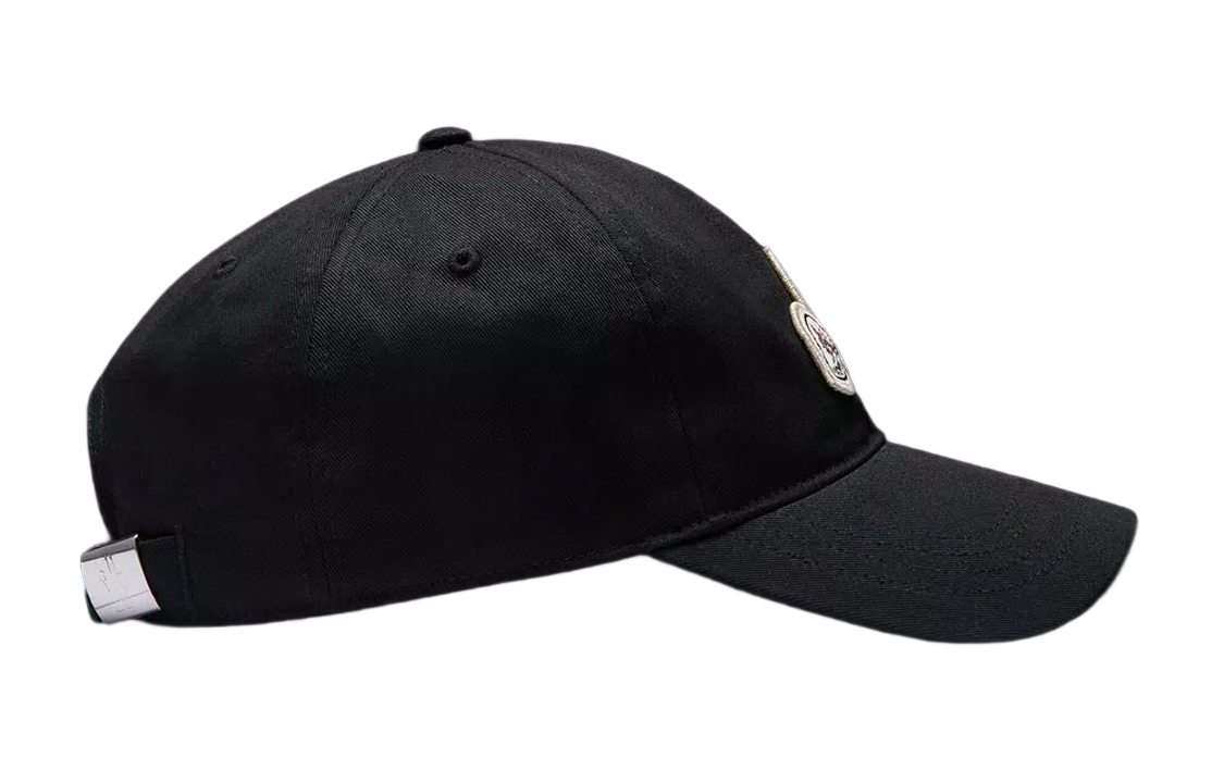 Lookbook Moncler Logo Patch  Cotton Baseball Cap - Versatile Style I10913B0005204863999