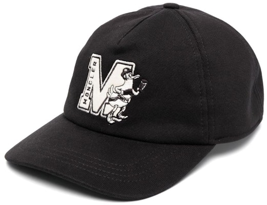 Moncler Logo Patch Cotton Kids Cap Black I29543B00011809KZ Order Moncler Logo Patch Cotton Kids Cap Black I29543B00011809KZ