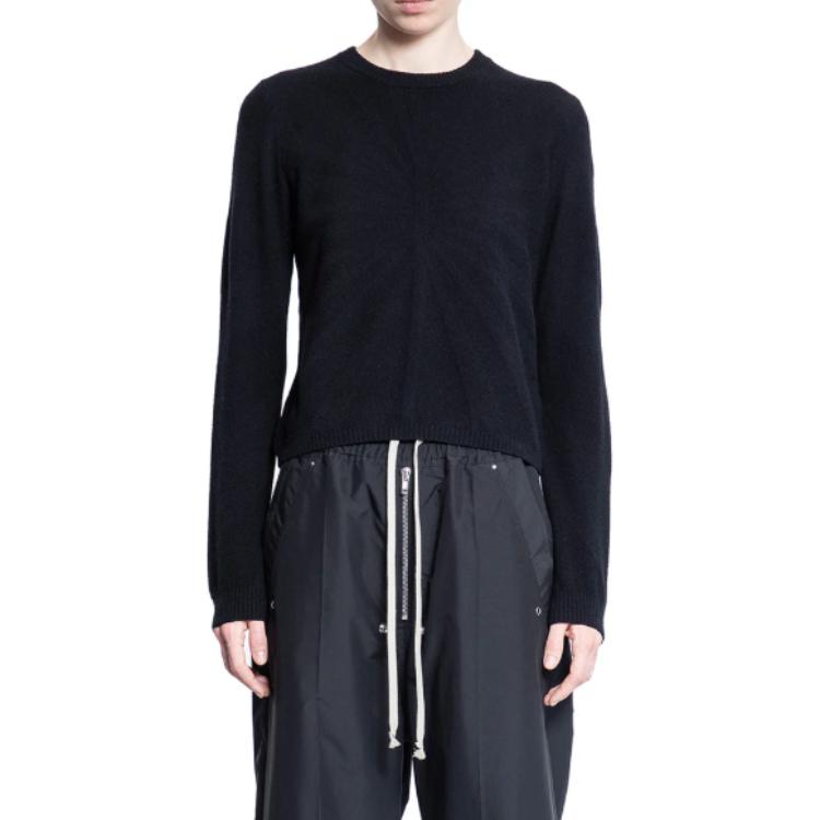 Moncler Logo Patch Crewneck Pullover Sweater Unisex - Black. MU02D9C01M4281999 圖 4