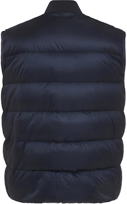 蒙克勒徽标补丁无袖棒球领马甲 男女款 海军蓝 J20911A001565967G776 Lookbook 蒙克勒徽标补丁无袖棒球领马甲 男女款 海军蓝 J20911A001565967G776