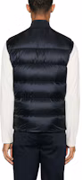 Purchase Moncler標誌無袖棒球領背心 男女款 深藍色 J20911A001565967G776