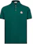 Order Moncler Logo Patch Slim Fit Short Sleeve Polo Shirt Green - J20918A0000984556875