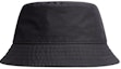 Lookbook モンクレール ロゴ ポリエステル キャンバス レザー ブラック メンズ バケットハット J20913B00024549ML999