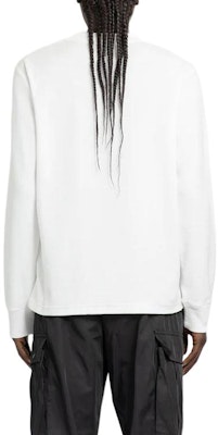 モンクレール ロゴプリント クルーネック 長袖Tシャツ メンズ ホワイト 8G00024899VV032 Purchase モンクレール ロゴプリント クルーネック 長袖Tシャツ メンズ ホワイト 8G00024899VV032