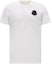 Buy モンクレール ロゴプリント クルーネック 半袖 Tシャツ メンズ ホワイト I20918C0006983927034