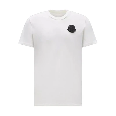 Moncler Logo Print Crewneck Short Sleeve T-Shirt Men’s White I20918C0006983927034