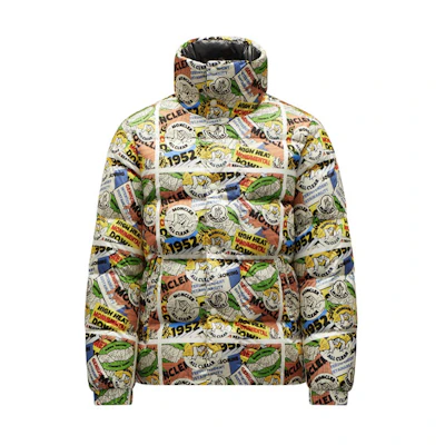 Moncler Logo Print High-Neck Oversized Down Jacket Unisex 1A00029595MI058