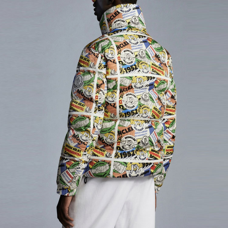 Moncler Logo Print High-Neck Oversized Down Jacket Unisex 1A00029595MI058 圖 5