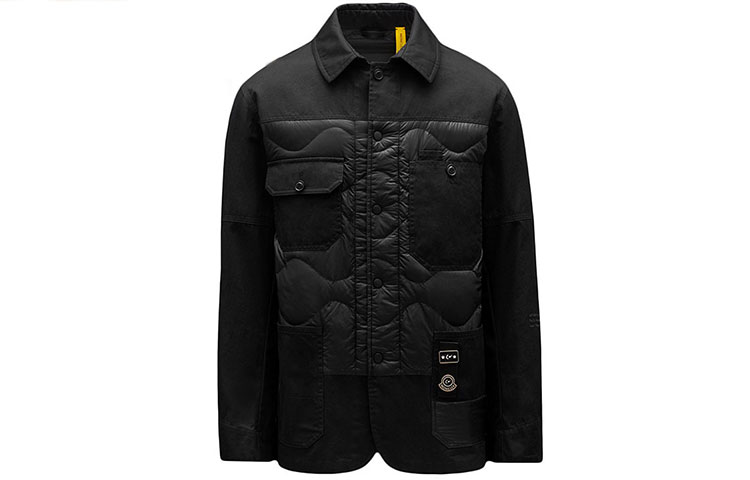 Moncler Logo Print Polo Collar Jacket G209U1A00012M1292