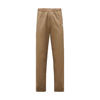 Moncler Logo Printed Casual Loose Fit Straight Pants Brown Men’s H10912A0002554ARP240