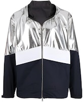 Moncler Logo Printed Colorblock Hooded Jacket for Men Colorblock Design. F10911B7060054AGT900 Moncler Logo Printed Colorblock Hooded Jacket for Men Colorblock Design. F10911B7060054AGT900