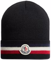 Moncler Logo Printed Wool Beanie Black J20913B00068A9575999 Moncler Logo Printed Wool Beanie Black J20913B00068A9575999
