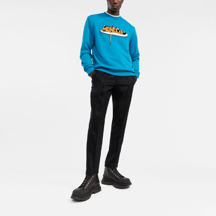 Lookbook Moncler Logo Trim Tapered Joggers Black 2A0001554233999