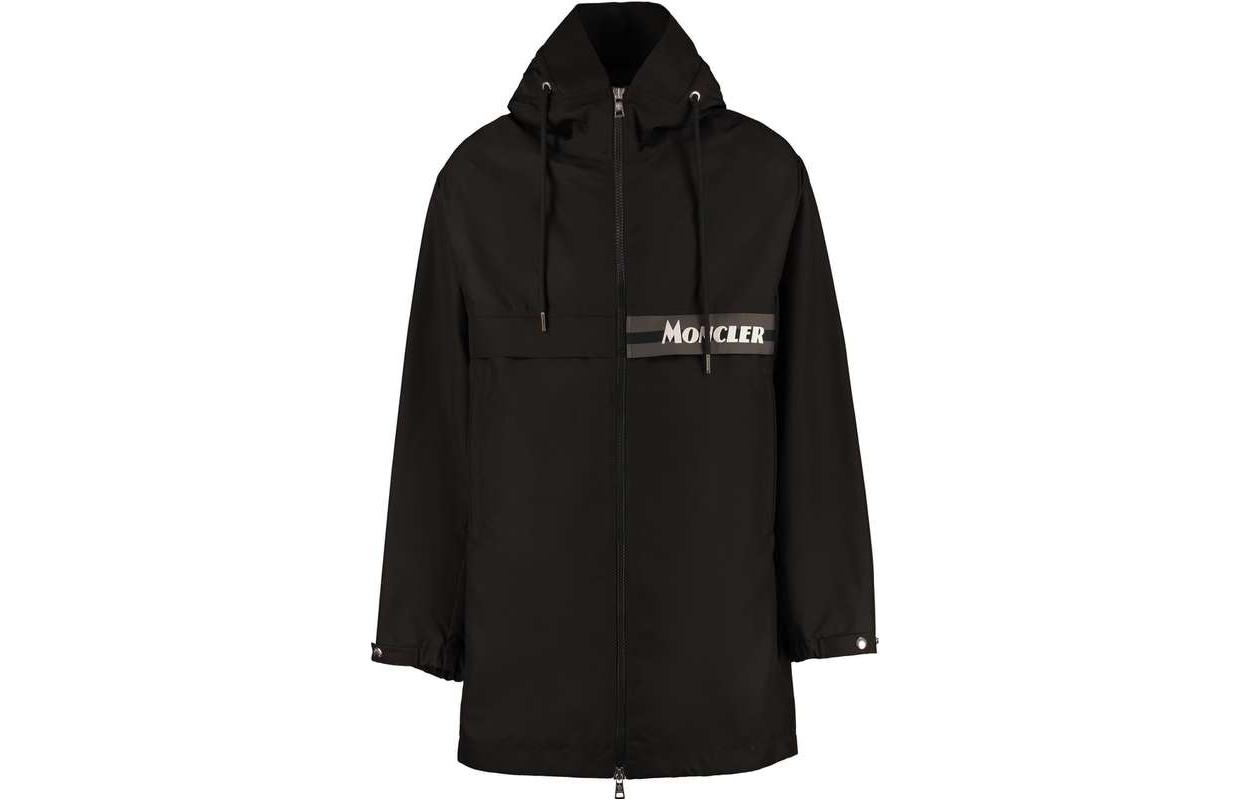 Moncler Logo Zip-Up Hooded Jacket 1C70300549ML-999