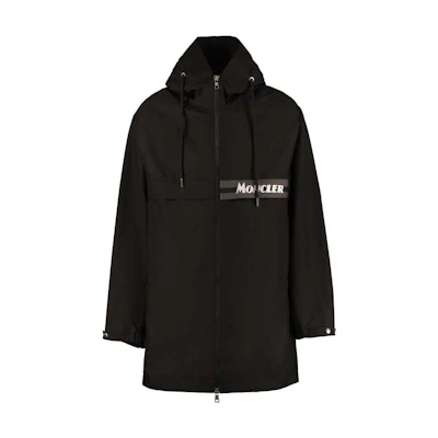Moncler Logo Zip-Up Hooded Jacket 1C70300549ML-999