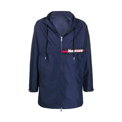 Moncler Logo Zip-Up Hooded Jacket F10911C70300549ML741