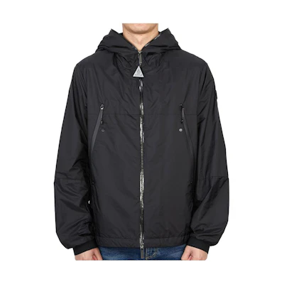 Moncler Loose Fit Hooded Zip Jacket Black 1A00175-68352-999