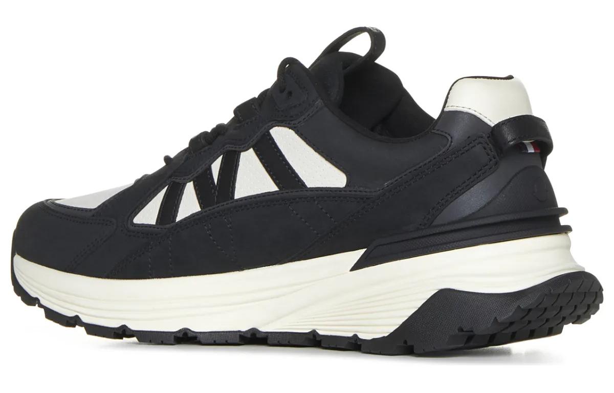 Lookbook Moncler Sepatu Low-Top 'Kulit Hitam Nyaman' 4M00140M4065999