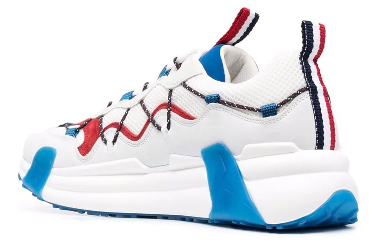 Moncler Low-Top 'Patchwork White Blue Red' 圖 4