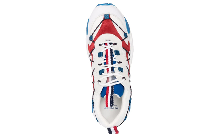 Moncler Low-Top 'Patchwork White Blue Red' 圖 5