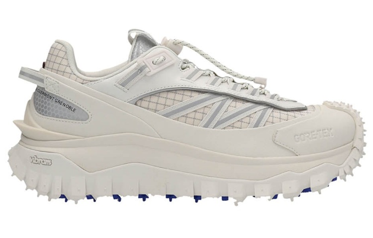 Order モンクレール白ローカットスニーカー 4M00100M2058014