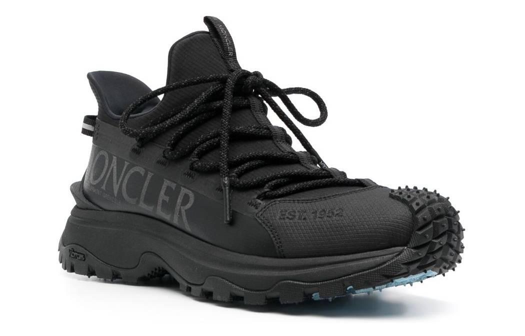 Order Moncler 黑色低帮系带鞋 4M00240M3457P99