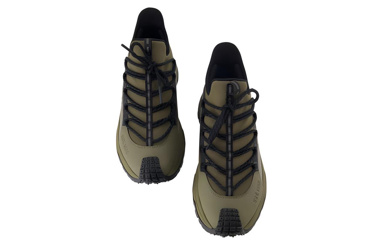 Moncler Low-Top Sneaker 'Green Black' 圖 5