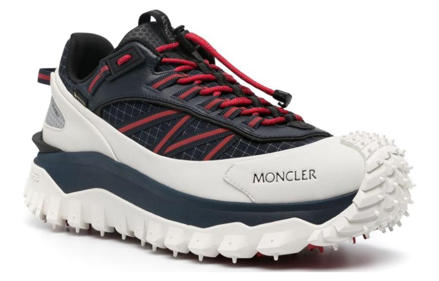 Moncler Low-Top Sneaker with Straps 'Black' 圖 2