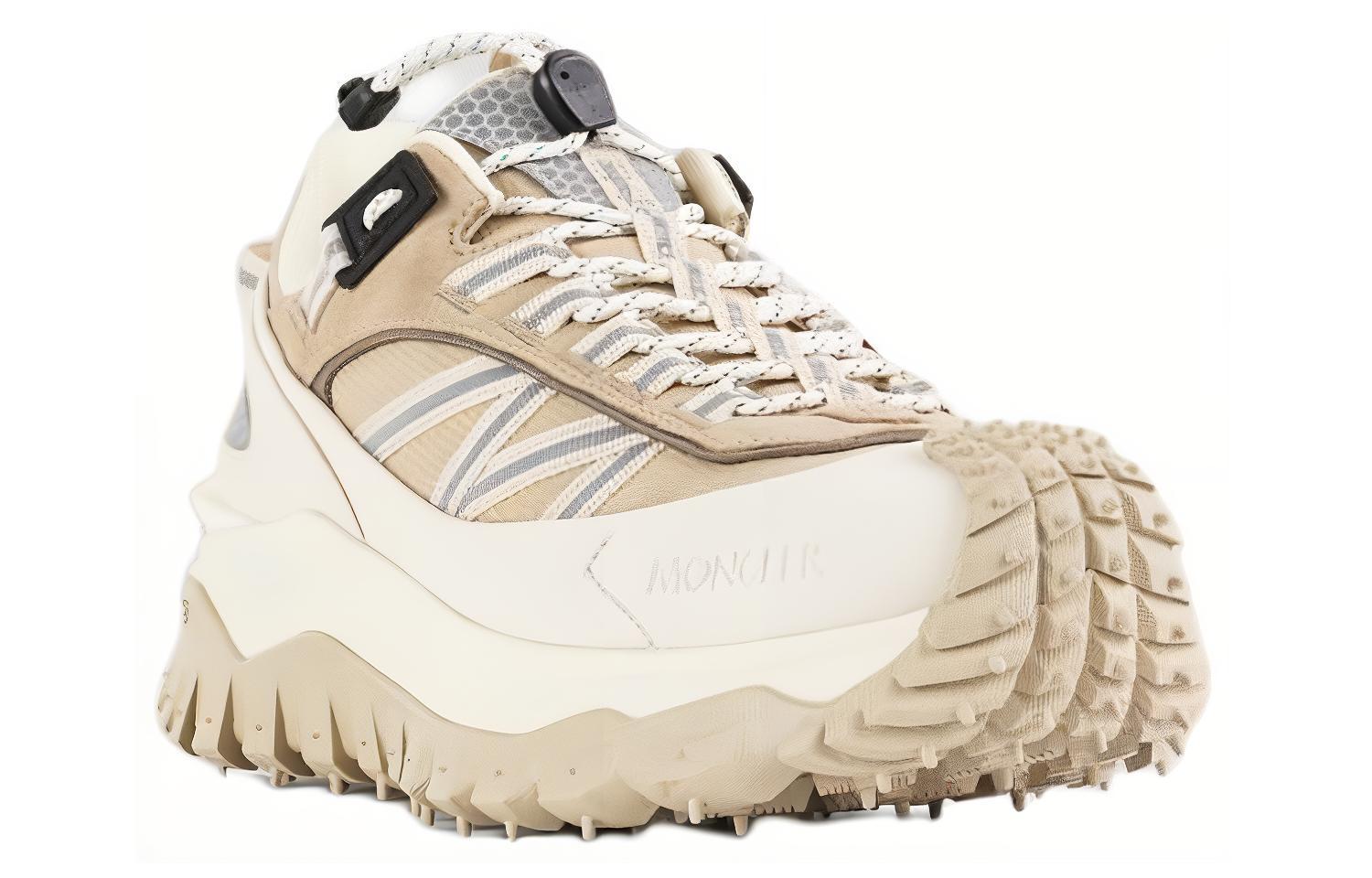 Shop モンクレール ローカット ベージュ コンフォート 4M00110M424924I