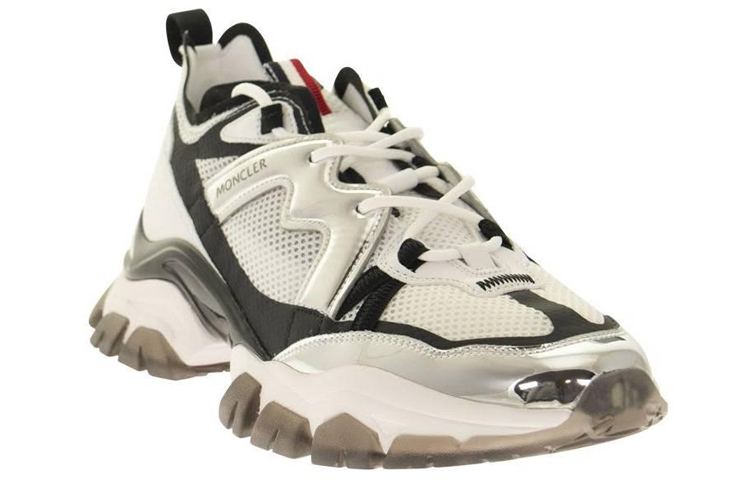Moncler Low Top Sneaker 'Black White' 圖 2