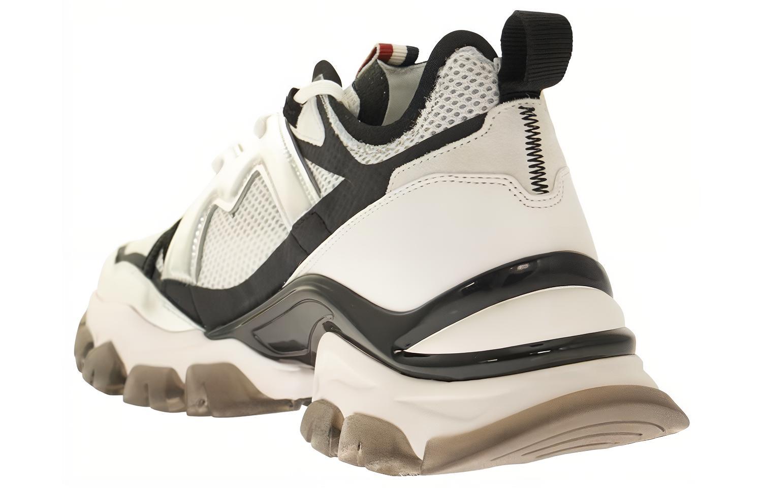 Moncler Low Top Sneaker 'Black White' 圖 3
