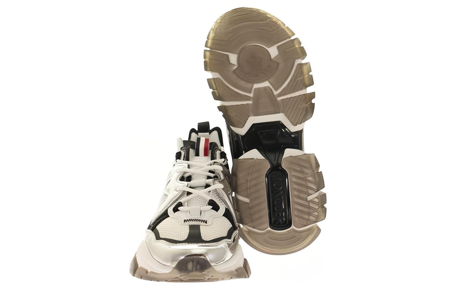 Moncler Low Top Sneaker 'Black White' 圖 4