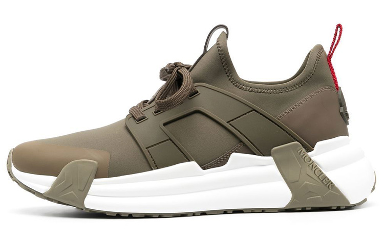 Moncler Low Top Sneakers 'Green White'